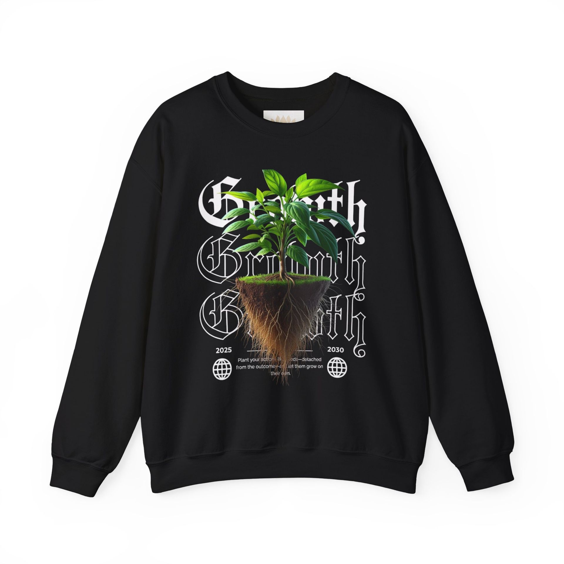 Growth Plant Sweatshirt – For Builders | S&H Co. Spiritual Hustle Wear